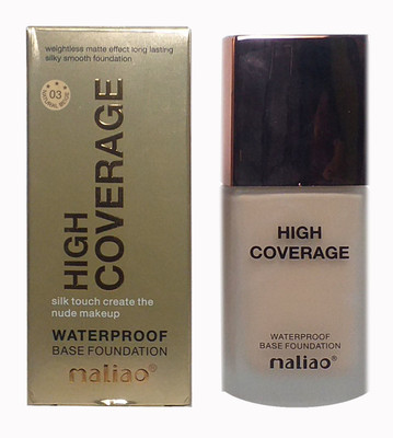 maliao High Coverage Water Proof Base Foundation Natural Beige S3 Foundation(Natural Beige, 40 ml)