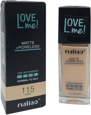maliao Love Me Liquid Foundation Matte With Poreless white Ivory-110 Foundation(white Ivory-110, 30 ml)