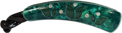 rayie collection HAIR BANANA CLIP FOR WOMEN AND GIRLS Banana Clip(Green)