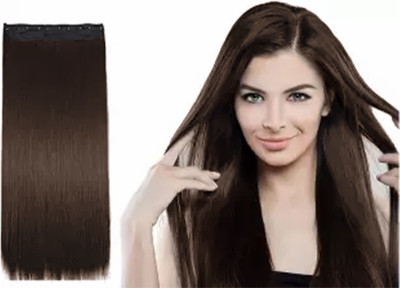 Cilxfox Soft and Silky Synthetic Extension 5 Clip  Extension Hair Extension