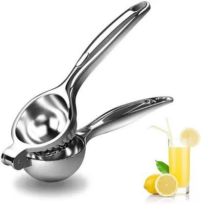 Navsatmbh Steel Aluminium Hand Juicer Aluminium Lemon Squeezer (Silver Pack of 1) Hand Juicer(Silver)