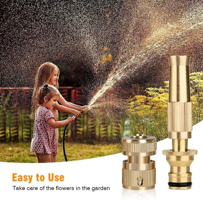 vedvit Water Spray Gun Water Jet Hose Nozzles Hose Pipe Spray Gun Brass Nozzle garden,Car,Bike,WindowCleaning Etc