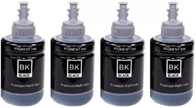 ZOKIO Refill Ink 774 Black Pack 4 For M100/M105/M200/M205/L605/L655/L1450 Black Ink Bottle
