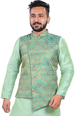 Sadree Sleeveless Printed Men Jacket