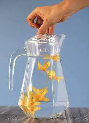 CHIKA 1.1 L Glass Water Jug