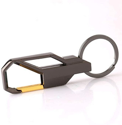 FOXR Metal Antique Keyring for Men or Girls Double Key Ring Hook Holder for Bikes Car Key Chain