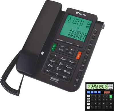 Beetel BETEL 71 FIBER Corded Landline Phone (Black)