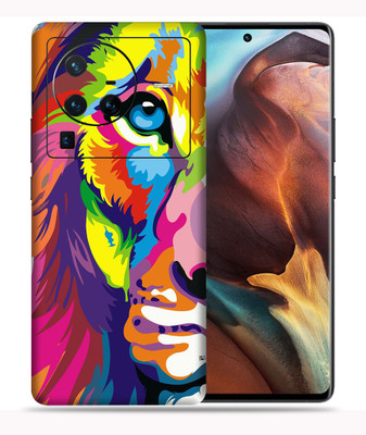 SkinoMania Vivo X80 Pro-5G Mobile Skin(Multicolor Lion)