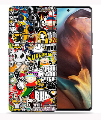 SkinoMania Vivo X80 Pro-5G Mobile Skin(Multicolour Sticker-Bombing)