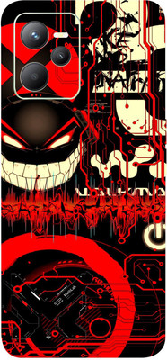 AsSkin Realme C35 Mobile Skin(Ultra Super Red Graffiti Skin With High Matte Finish..0786)