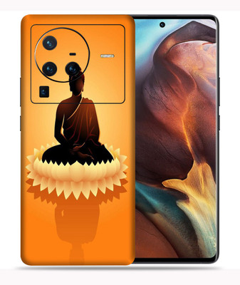 SkinoMania Vivo X80 Pro-5G Mobile Skin(Multicolor Meditation-Buddha)