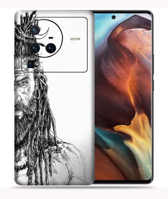 WeCre8 Skin's Vivo X80 Pro 5G, Adiyogi Mobile Skin(Multicolor)