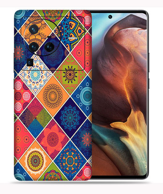 SkinoMania Vivo X80 Pro-5G Mobile Skin(Multicolor Ethnic-Pattern)
