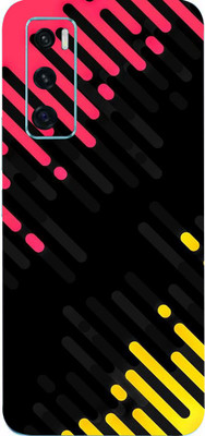 Jeeva Creation Vivo V20 Se Mobile Skin(Ultra Super Abstract Line Skin With High Matte Finish..,)