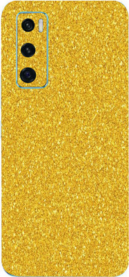 AsSkin Vivo V20 Se, vivo v20 se Mobile Skin(Ultra Super Golden Glitter With High Matte Finish.)