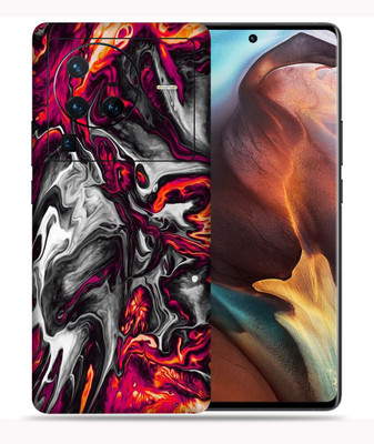 SkinoMania Vivo X80 Pro-5G Mobile Skin(Multicolor Lava)