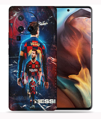 SkinoMania Vivo X80 Pro-5G Mobile Skin(Multicolor Messi-Poster-Art)
