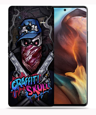 WeCre8 Skin's Vivo X80 Pro 5G, Graffiti Skull Mobile Skin(Multicolor)