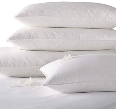 radhefab Air Solid Travel Pillow Pack of 4(White)