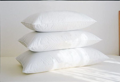 QUALITYKING Cotton Sleeping Pillow Pack of 3 Solid(White)