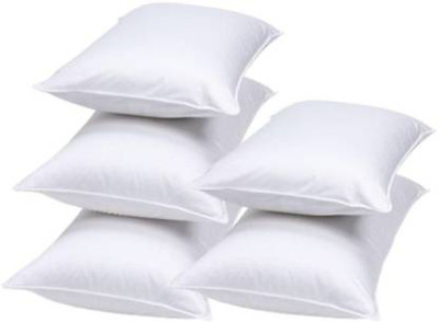 brightjex Cotton Sleeping Pillow Pack of 5 Solid(White)