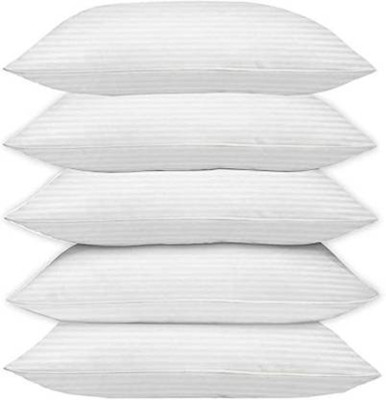 brightjex Cotton Sleeping Pillow Pack of 5 Solid(White)