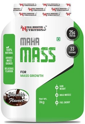 animal booster nutrition maha mass gainer 6kg weight gainers mass gainers  20 g chocolate Best Price in India as on 2023 February 07 - Compare prices  & Buy animal booster nutrition maha