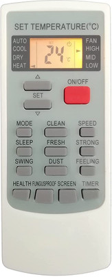 BhalTech 45 AC Remote with Display Light Compatible for  Cruise AC with Backlight Remote Controller(White)