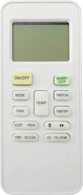 BhalTech 142 AC Remote Compatible for  VOLTAS AC Remote Controller(White)
