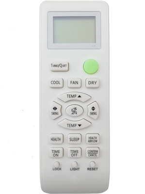 BhalTech VE-131 AC Remote Compatible for  Haier AC Remote Controller(White)