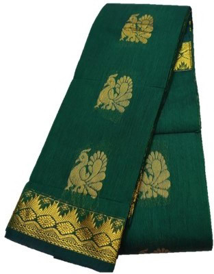 Jainithish collection Woven Kota Doria Cotton Silk Saree(Multicolor)