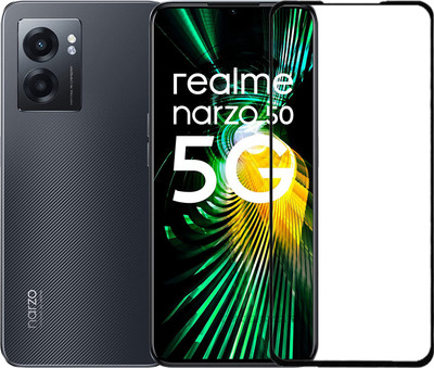 BRENZZ Edge To Edge Tempered Glass for realme Narzo 50 5G, REALME NORZO 50 5G(Pack of 1)