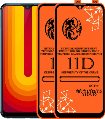 PFOAM Edge To Edge Tempered Glass for VIVO U10(Pack of 2)