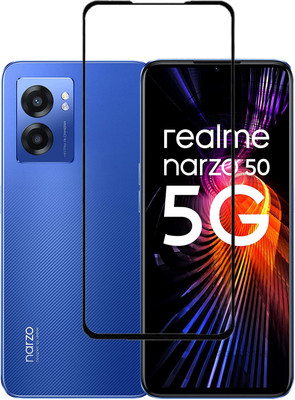 BRENZZ Edge To Edge Tempered Glass for realme Narzo 50 5G, REALME NORZO 50 5G(Pack of 1)