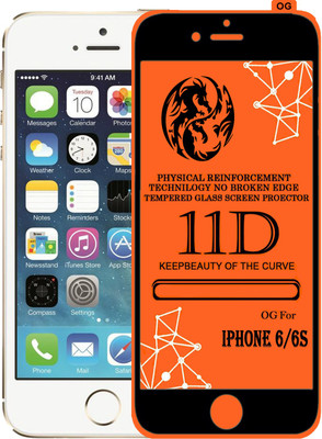 PFOAM Edge To Edge Tempered Glass for Apple iPhone 6s(Pack of 1)