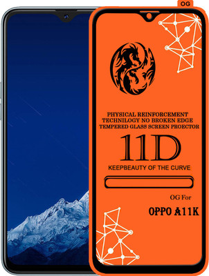 PFOAM Edge To Edge Tempered Glass for OPPO A11K(Pack of 1)