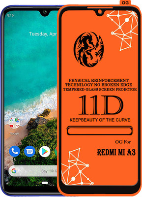 PFOAM Edge To Edge Tempered Glass for REDMI MI A3(Pack of 1)
