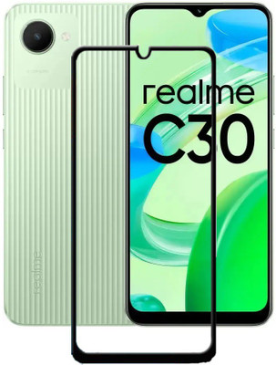 TESPARK Edge To Edge Tempered Glass for Realme C30(Pack of 1)
