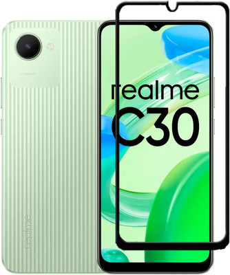 TESPARK Edge To Edge Tempered Glass for Realme C30(Pack of 1)