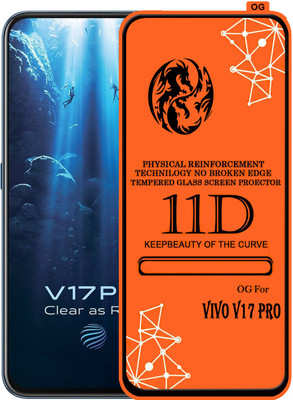 PFOAM Edge To Edge Tempered Glass for VIVO V17 PRO(Pack of 1)