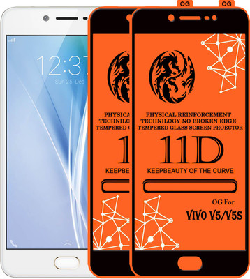 PFOAM Edge To Edge Tempered Glass for VIVO V5S(Pack of 2)
