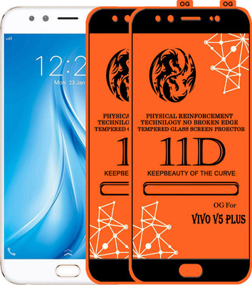 PFOAM Edge To Edge Tempered Glass for VIVO V5 PLUS(Pack of 2)