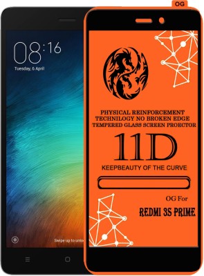 PFOAM Edge To Edge Tempered Glass for Mi Redmi 3S Prime(Pack of 1)