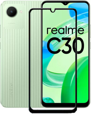 TESPARK Edge To Edge Tempered Glass for Realme C30(Pack of 1)