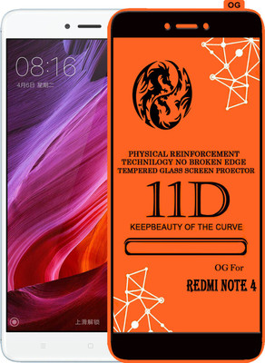 PFOAM Edge To Edge Tempered Glass for Mi Redmi Note 4(Pack of 1)