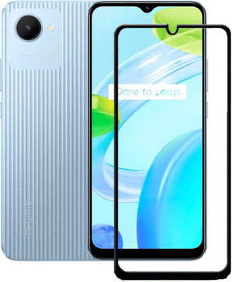 TESPARK Edge To Edge Tempered Glass for Realme C30(Pack of 1)