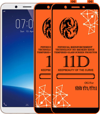 PFOAM Edge To Edge Tempered Glass for VIVO Y71(Pack of 2)