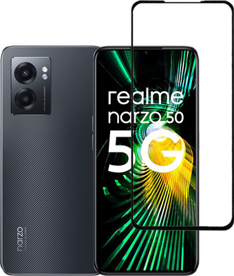 BRENZZ Edge To Edge Tempered Glass for realme Narzo 50 5G, REALME NORZO 50 5G(Pack of 1)