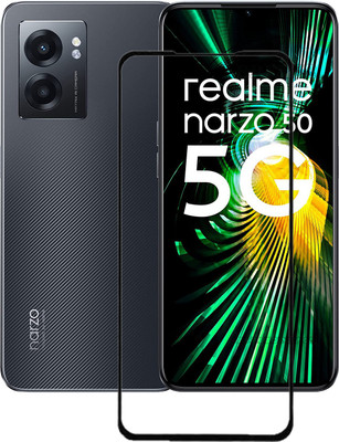 BRENZZ Edge To Edge Tempered Glass for realme Narzo 50 5G, REALME NORZO 50 5G(Pack of 1)