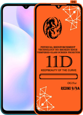 PFOAM Edge To Edge Tempered Glass for REDMI 9A(Pack of 1)